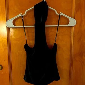 Black crop top